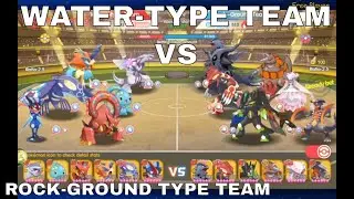 WATER-TYPE TEAM VS ROCK-GROUND TYPE TEAM ► Pocket Incoming
