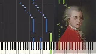 Mozart - The Magic Flute, Overture [Piano Tutorial] (Synthesia)