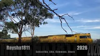 3MP1 - ACD6054-ACD6056-G535 & crew car (Aurizon/TGE) Murgheboluc - Australian Trains by Raysha1811