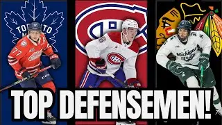 Top 16 Defense Prospects in the NHL