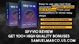 Spyvio Review And User Rating + Spyvio Demo + How To Use Spyvio? + Discounts + Bonuses