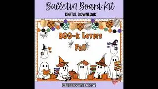 Ghost Reading Bulletin Board Kit | Halloween Decor