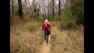Sarah Reid recovers from fire in nature