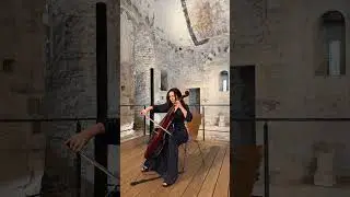 Bach &mdash; Cello Suite | soundcheck in a 7th-Century Church | Mira Asturia