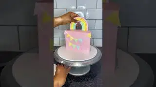 6-Month Half Birthday Pastel Rainbow Cake | Fondant Design & Baby Milestone Cake | Kutiwa Cakes