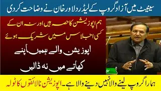 Senator Dilawar Khan Come Down Hard On Opposition In Senate Of Paksitan |