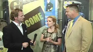 Jeff with Brian McNamara, Sally Pressman Saluting Military Spouse Night