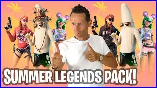 TRYING OUT ALL SUMMER LEGEND PACK SKINS!