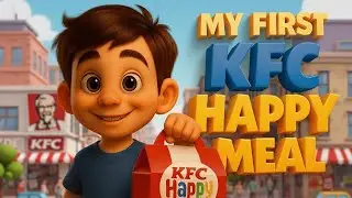 My first meal at KFC | kids animation video 