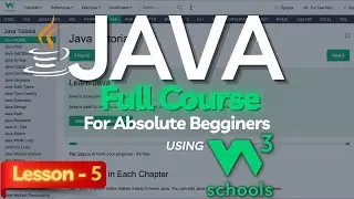 Полный курс Java для начинающих от W3Schools: Урок 5 | Учебное пособие по Java от W3Schools | При...