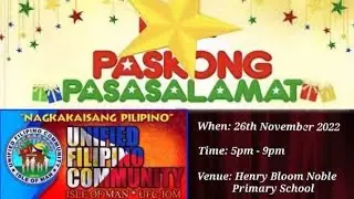 United Filipino Community Christmas Party || In Isle of Man || Full Video