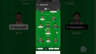 BT vs LKK. CSG vs DD TamilNadu Premier League Dream11 Prediction. #dream11#tnpl#tnpl2023#cricket