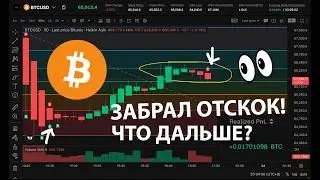 БИТКОИН ОТСКАКИВАЕТ 🟢 ЧТО БУДЕТ ДАЛЬШЕ!
