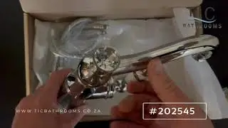 #202545 Chrome Basin Mixer Crystal