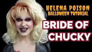 BRIDE OF CHUCKY! Tiffany Valentine Halloween Makeup Tutorial - Helena Poison