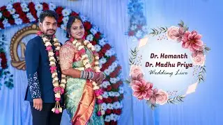 Wedding Live ||Dr Hemanth  || Dr Madhu Priya ||
