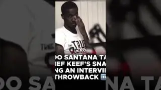 Fredo Santana Takes Chief Keef Snack During Interview 😂 #lmao #shorts #tbt