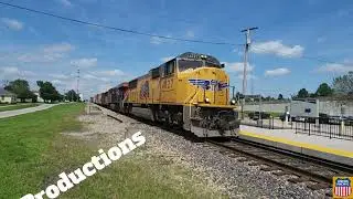 8/12/22 UP Southbound/Night CN Ore double DPU/CSX Siding track storage!
