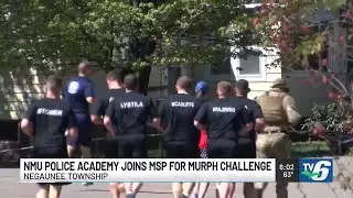 NMU Police Academy joins MSP for Murph Challenge