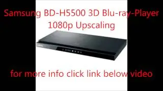 Samsung BD-D5500 3D Blu-ray Disc Player (Black)