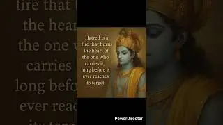 Krishna's Wisdom on Hatred 🔥 #shorts #Krishna #Mahabharata #Hatred #SpiritualQuotes #quotes #viral