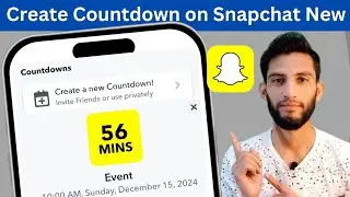 How to add birthday countdown on snapchat | How to create countdown timer on Snapchat