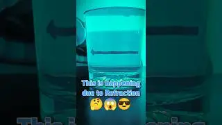 The arrow appear reversed due to refraction #sciencefacts #refraction #shorts #svworld105 #trythis