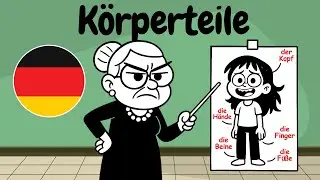 Mein K&ouml;rper &ndash; Learn All German Body Parts with Examples (A1&ndash;A2 Vocabulary)