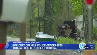 Off duty Cornell police officer allegedly hits Ithaca College student with a car