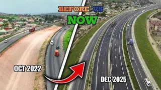 BEFORE & NOW  -  OFANKOR NSAWAM ROADS PROJECT