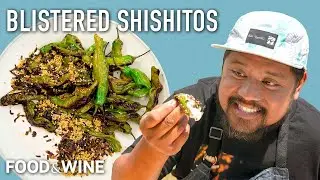 Sheldon Simeon&rsquo;s Blistered Shishito Peppers with Furikake Ranch Are Seriously Good | Chefs At Home