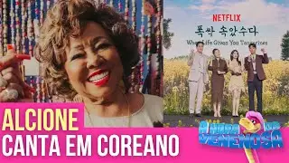 ALCIONE CANTA EM COREANO PARA DIVULGAR K-DRAMA 