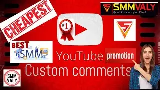 Buy real Youtube custom comments | Per 1 comment 0.001$ 🔥| smm panel provider