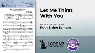 Let Me Thirst With You | Ruth Elaine Schram
