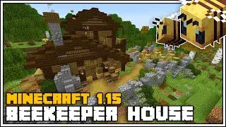 How to Build a Beekeeper House in Minecraft 1.15 [Minecraft House Tutorial]