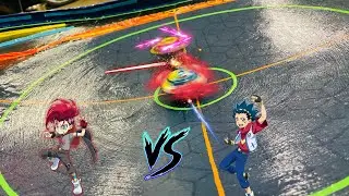 Divine Belial VS Ultimate Valkyrie!! | Anime Stadium Battle! | Beyblade Burst BU | Crazy Attackers!