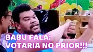 BABU FALA QUE VOTARIA NO PRIOR L&Aacute; NO BBB 20! 😲😲😯 REACT #bbb #fofoca #reaction #react #reality 
