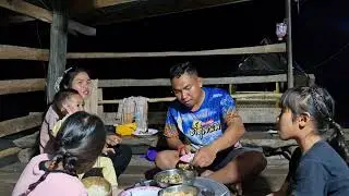 บ่าดดาวเข้าครัว ผัดเห็ดใส่น้ำมันหอยให้เด็กๆกิน