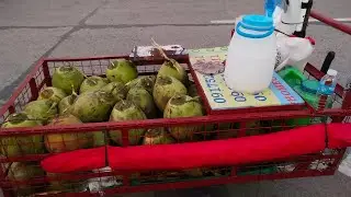 #ep5 Wow nice fresh coconut fruit perfect skills cutting slice 