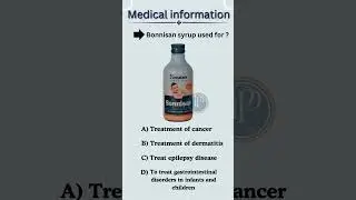 Bonnisan syrup ll Best syrup for gastrointestinal disorders ll medical information ll #neet #medical