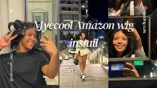let’s style this wig || myecool hair || part 2 ✌🏽