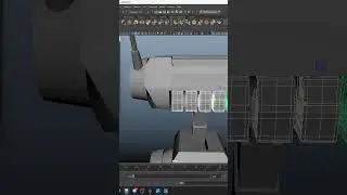 Building the rear Head Cartridges pt 2 #3dmodeling #3dartist #3dart