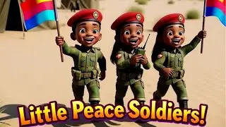 Little Peace Soldiers Marching | Olu, Lou & Lila | Fun Kids Dance Song #nurseryrhymes #funforkids