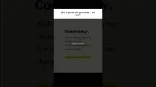 Consistency is EVERYTHING. 🔥 #consistency #motivationalreels #transformation #discipline #viral