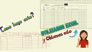 como hacer una planilla en excel (2025) /docente/ alumno/