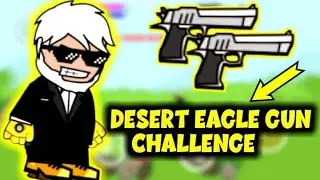 Only Desert Eagle gun challenge in Mini militia dual Desert Eagle gun challenge