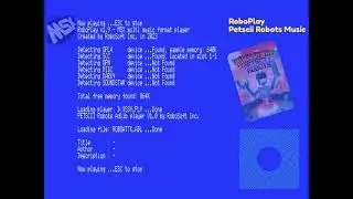 RoboPlay Petscii Robots Music on MSX