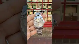 Rolex Oyster Perpetual 41mm 2025 Silver Dial Watch