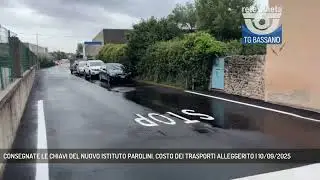CONSEGNATE LE CHIAVI DEL NUOVO ISTITUTO PAROLINI. COSTO DEI TRASPORTI ALLEGGERITO | 10/09/2025