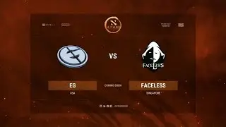 [Rus] EG vs Faceless game 1 | Dota 2 Asia Championships 2017